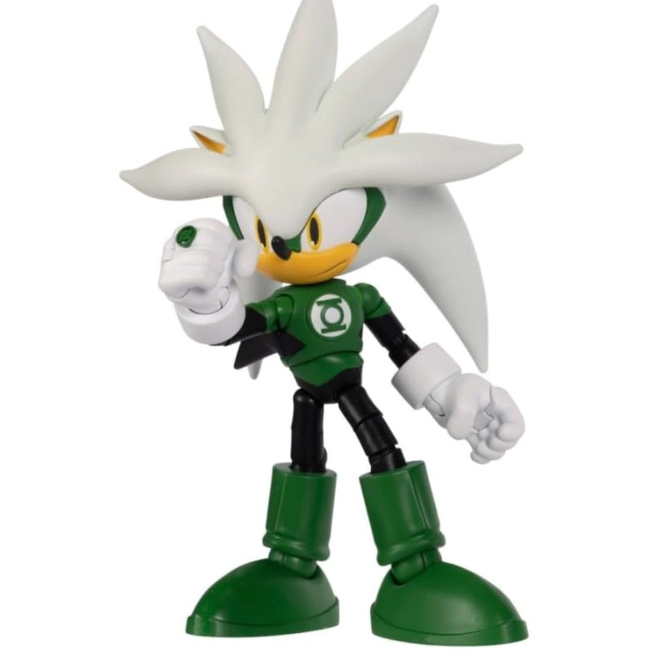 Sonic The Hedgehog DC x Sonic Silver Green Lantern by JAKKS Pacific