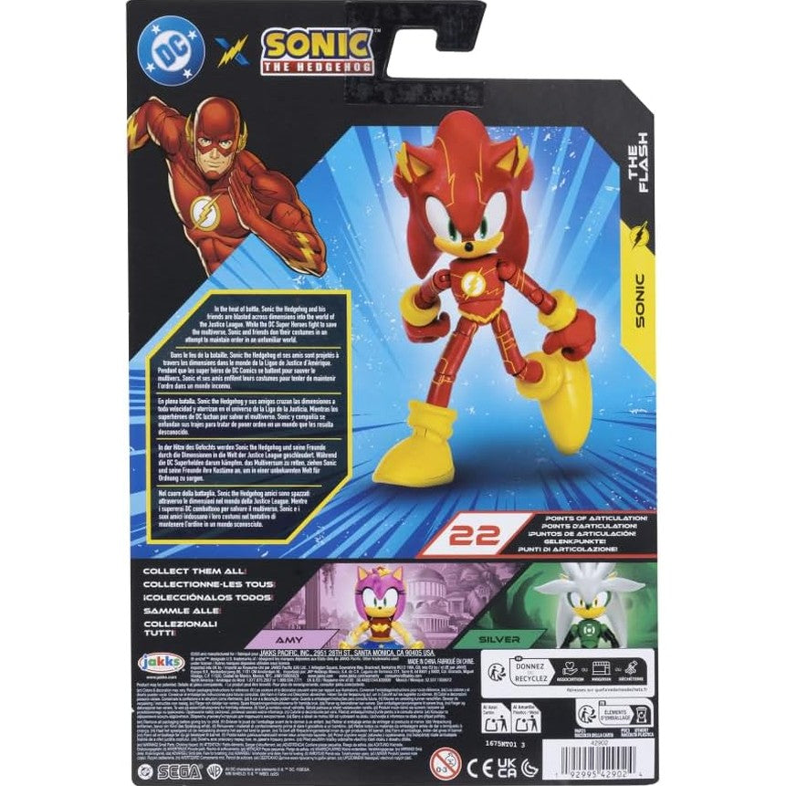 Sonic The Hedgehog DC x Sonic Sonic as The Flash by JAKKS Pacific
