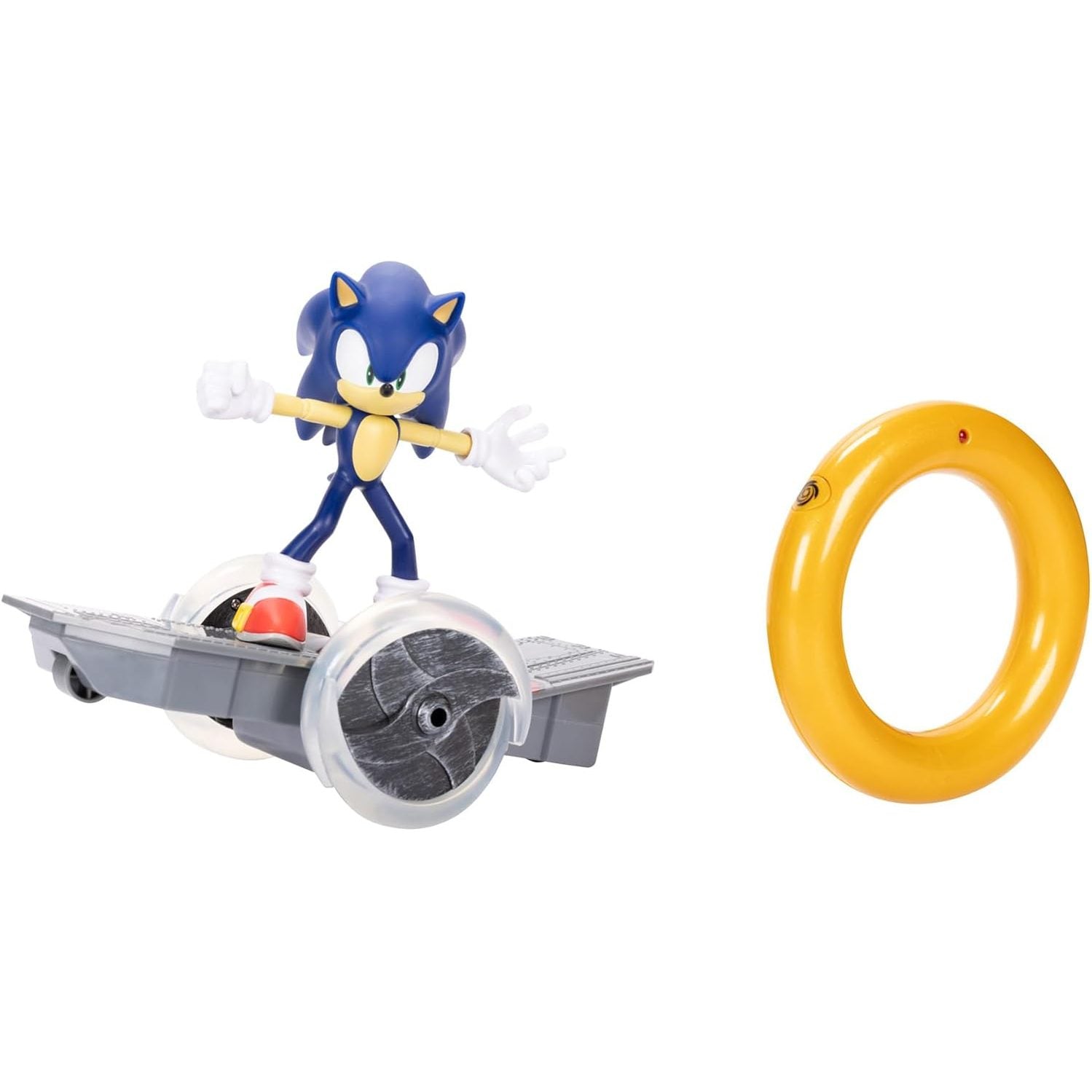 Sonic The Hedgehog Speed RC Skateboard Vehicle with Gold Ring Controller by JAKKS Pacific