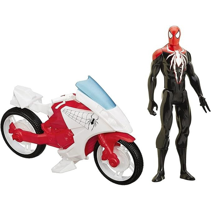 Spider-Man Marvel Ultimate Web Warriors with Web Net Cycle by Hasbro