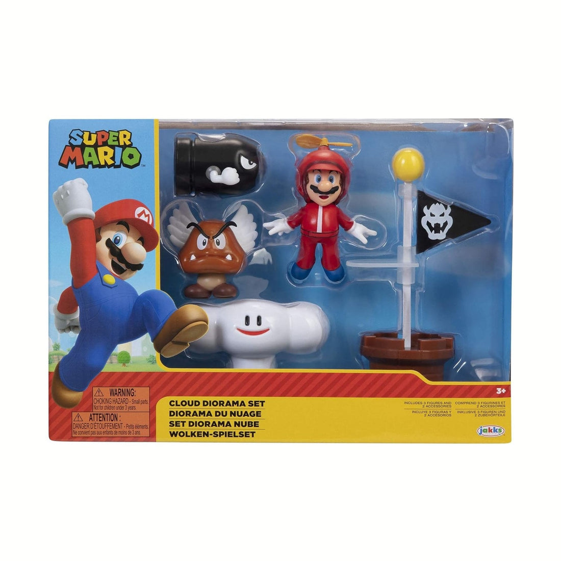 Super Mario Cloud Diorama Set – NEW LAND