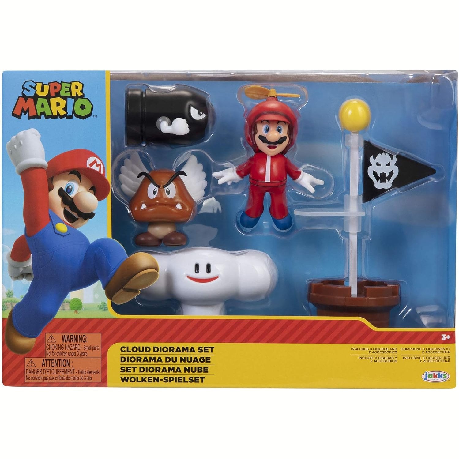 Super Mario Cloud Diorama Set by JAKKS Pacific