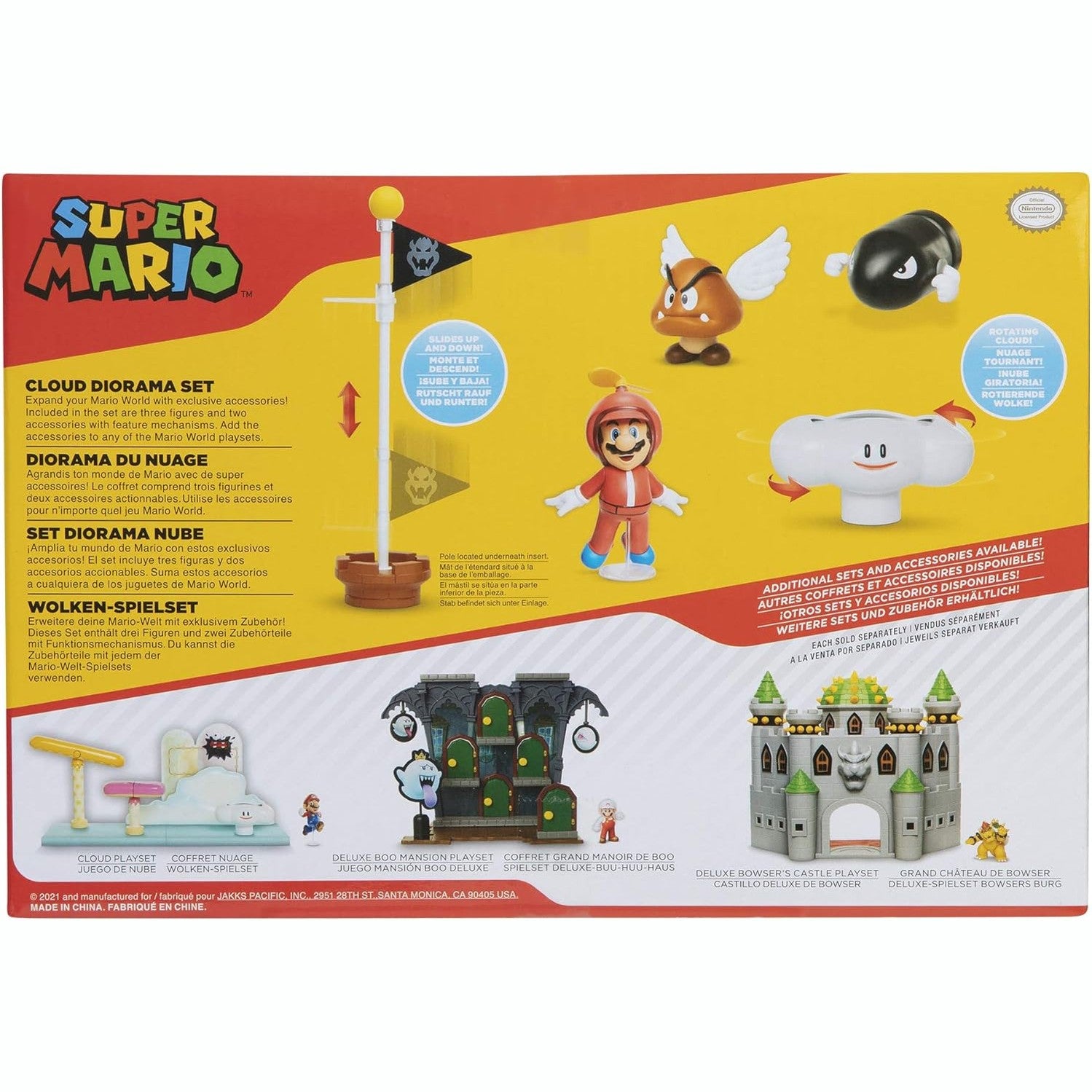 Super Mario Cloud Diorama Set by JAKKS Pacific