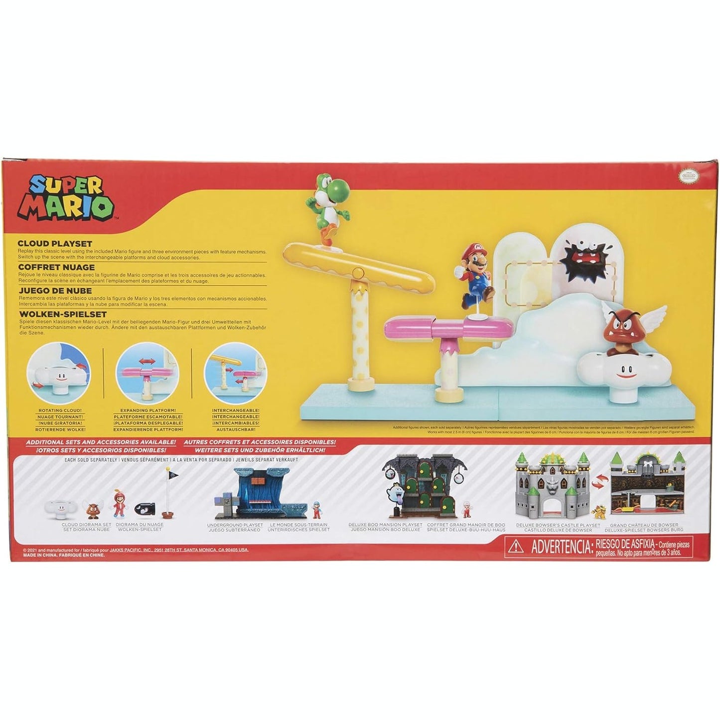 Super Mario Cloud World Diorama Set by JAKKS Pacific