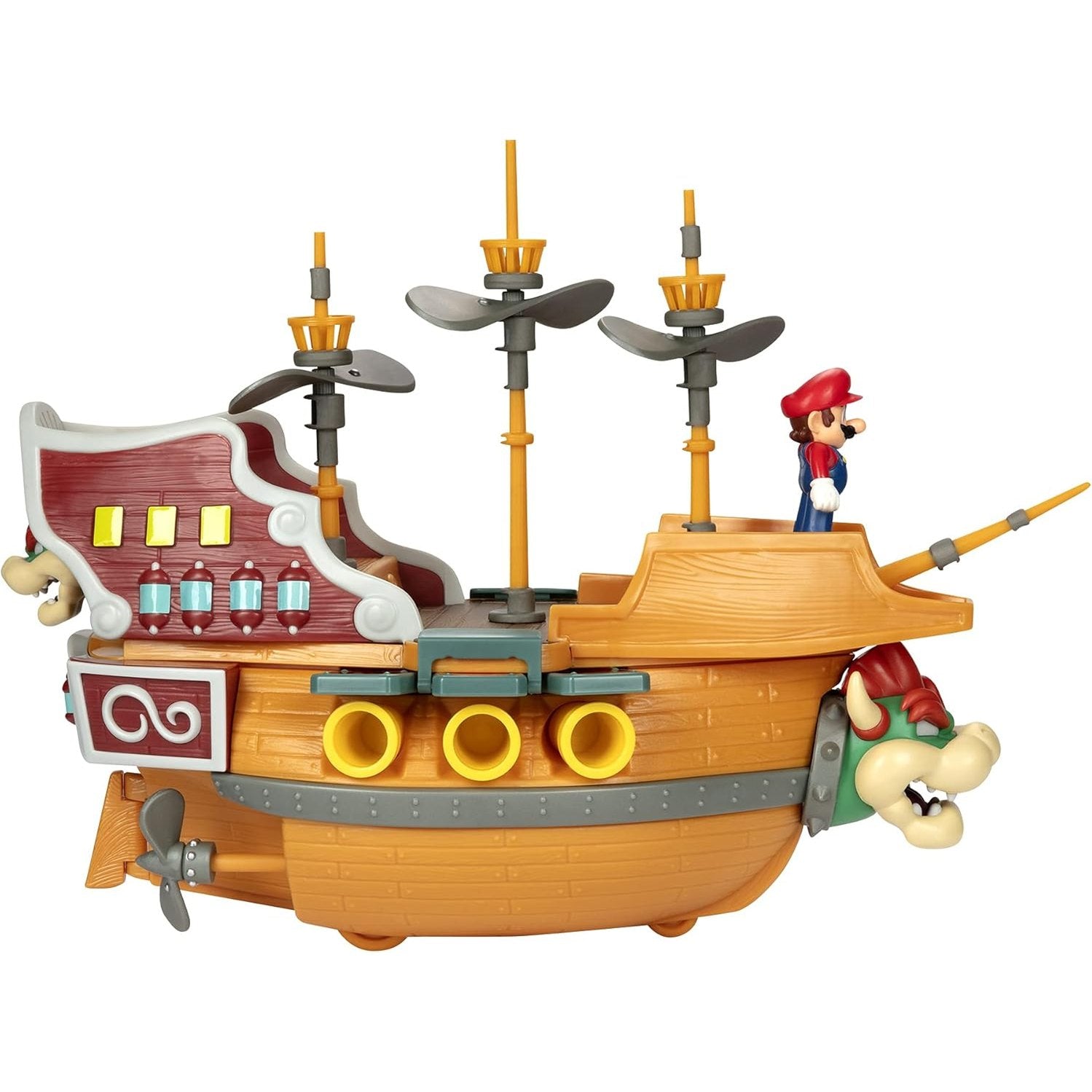 Super Mario Deluxe Bowser's Air Ship Playset by JAKKS Pacific