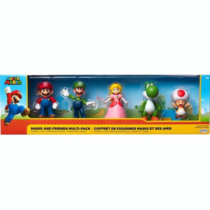 Super Mario Figure Multi 5Pack by JAKKS Pacific