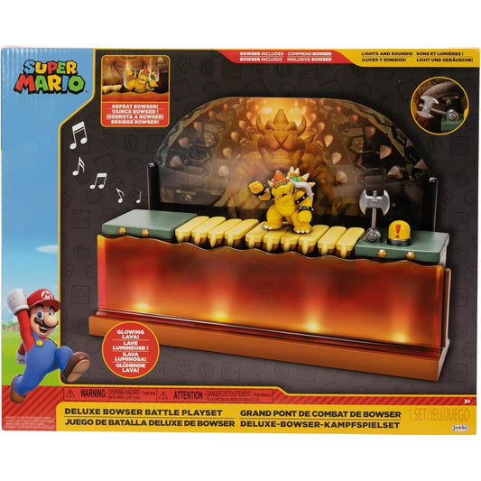 Super Mario Nintendo Deluxe Bowser Battle Playset by JAKKS Pacific