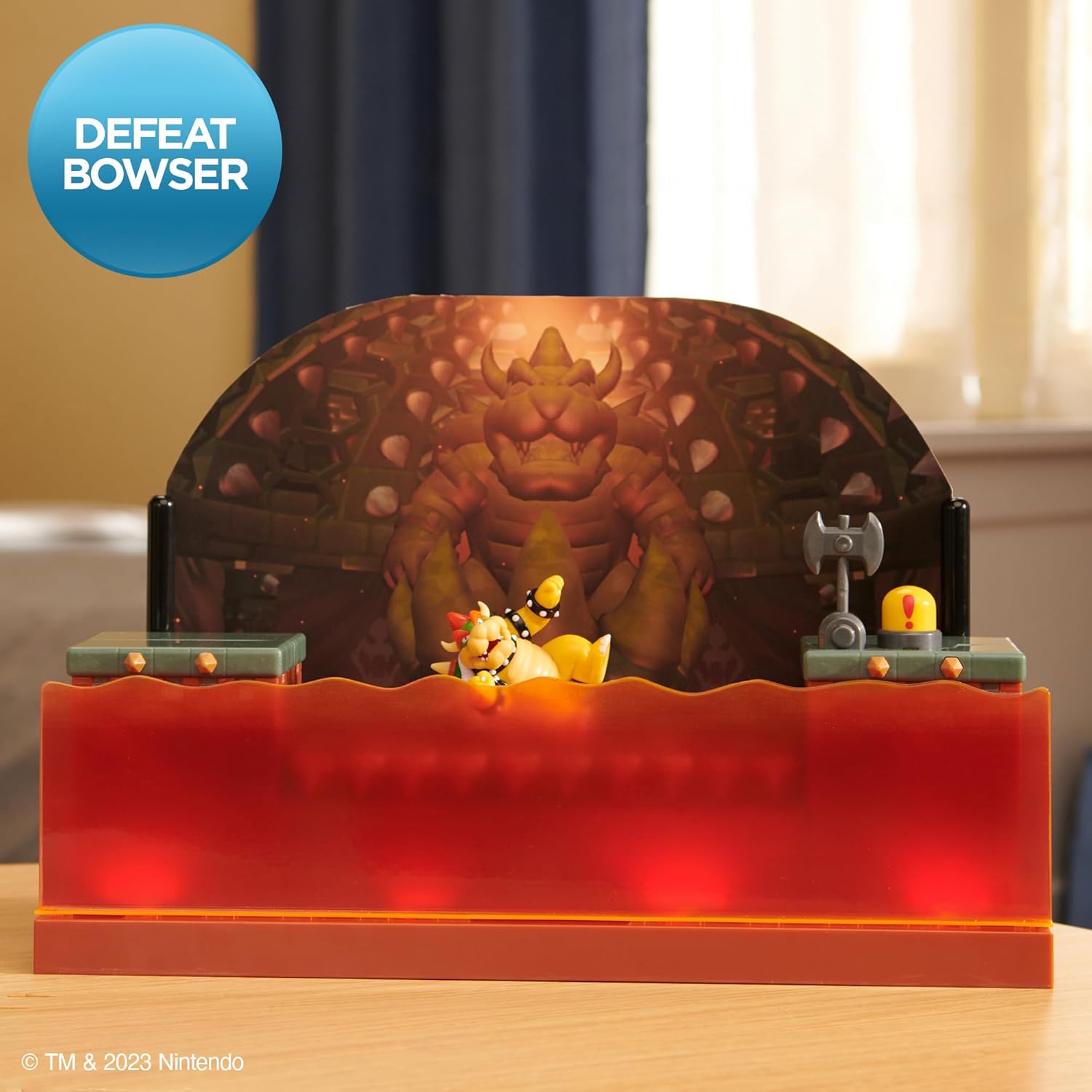 Super Mario Nintendo Deluxe Bowser Battle Playset by JAKKS Pacific