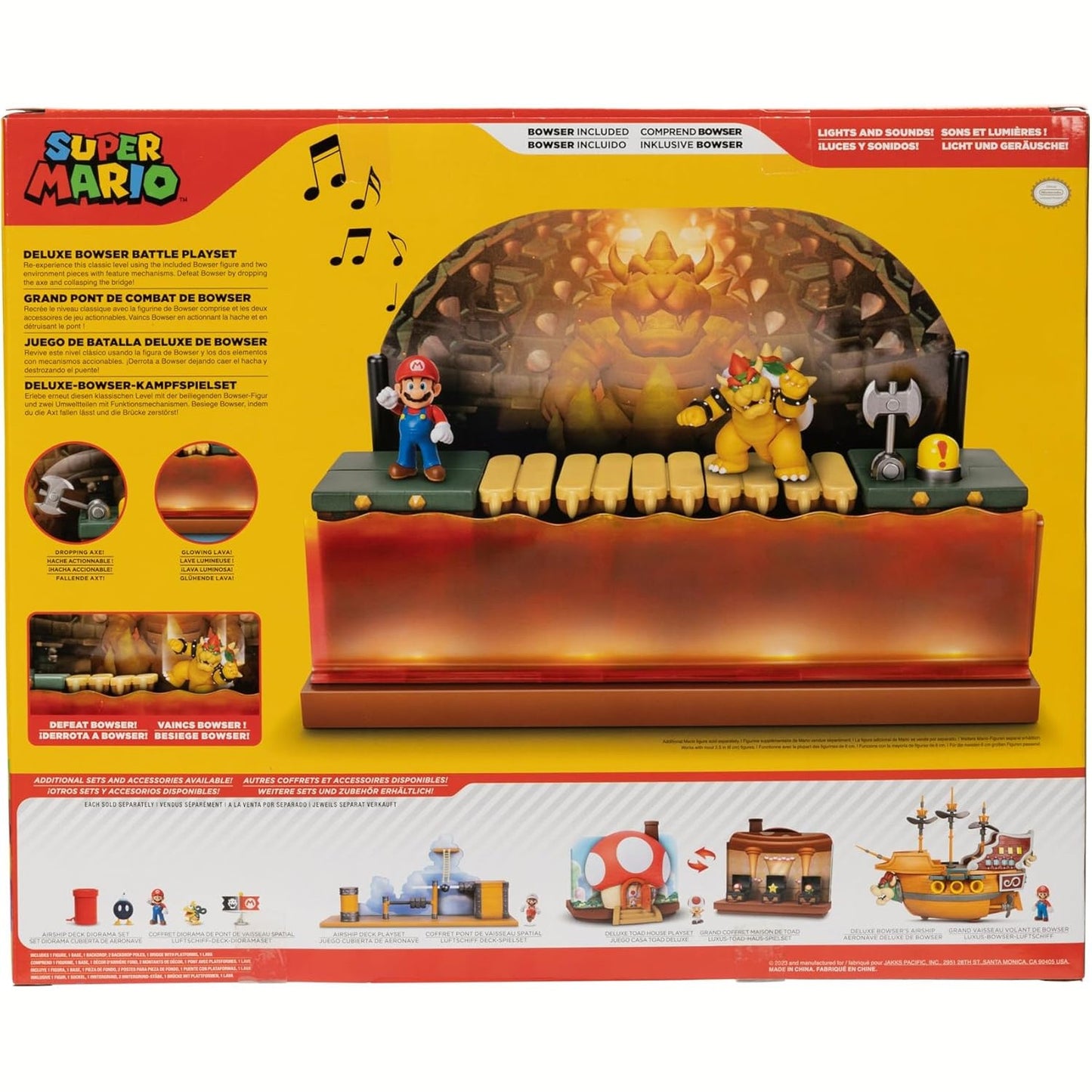 Super Mario Nintendo Deluxe Bowser Battle Playset by JAKKS Pacific