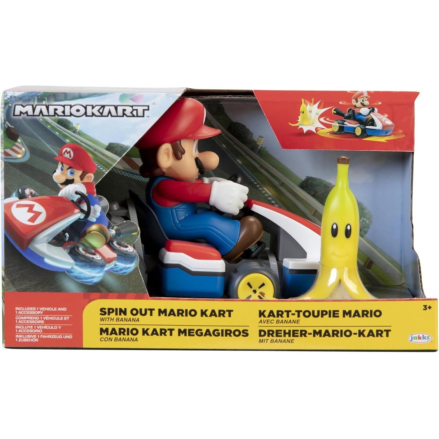 Super Mario Spin Out Mariokart by JAKKS Pacific