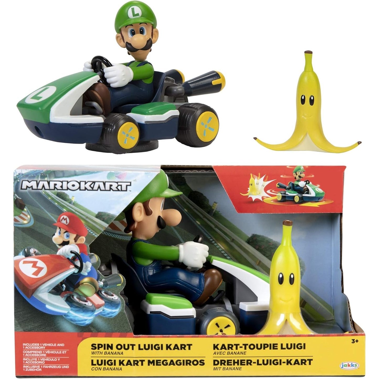 Super Mario Spin Out Mariokart by JAKKS Pacific