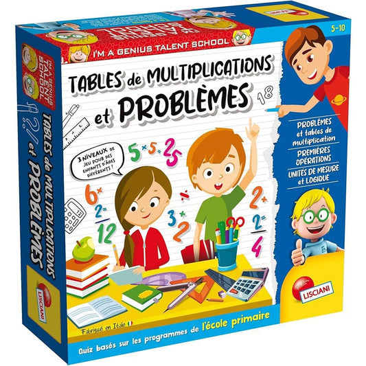 TABLES DE MULTIPLICATIONS ET PROBLÈMES by Lisciani