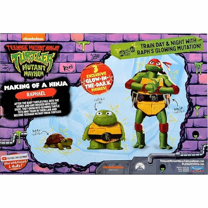 TMNT: Mutant Mayhem Making of a Ninja Raphael by Playmates Toys