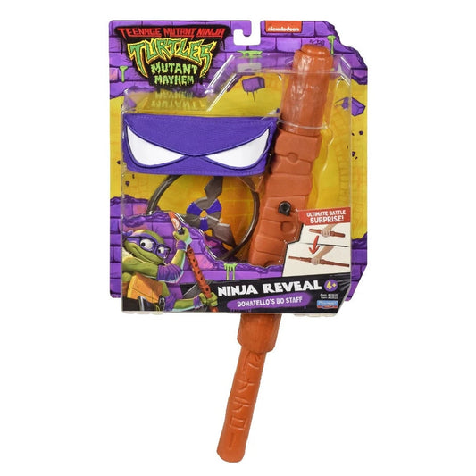 TMNT Mutant Mayhem Ninja Reveal Roleplay - Donatello's Bo Staff by Playmates Toys