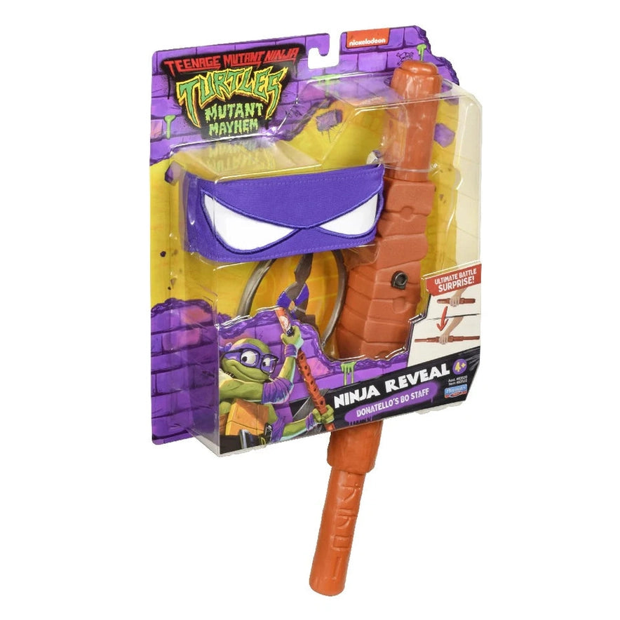 TMNT Mutant Mayhem Ninja Reveal Roleplay - Donatello's Bo Staff by Playmates Toys