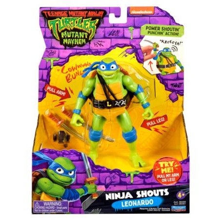 TMNT Ninja Shouts Leonardo by Playmates Toys