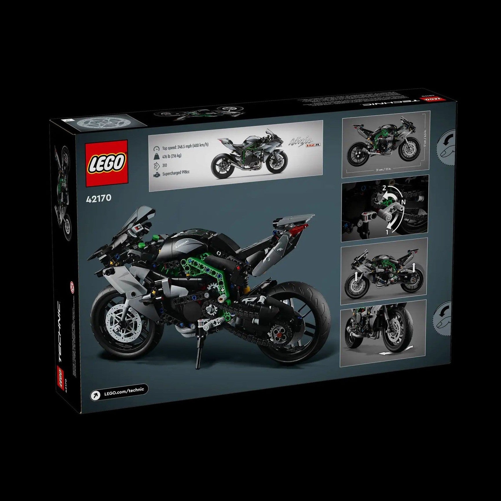 LEGO Technic Kawasaki Ninja H2R Motorcycle (42170) by LEGO