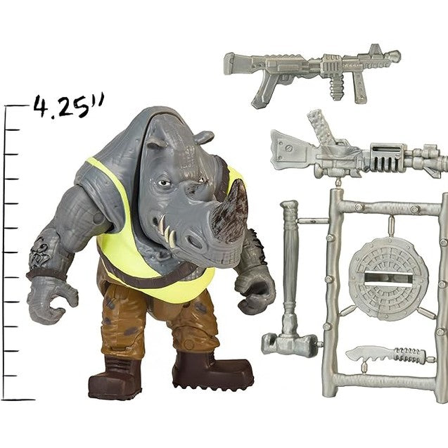 Teenage Mutant Ninja Turtles: Mutant Mayhem 3.75” Rocksteady by Playmates Toys