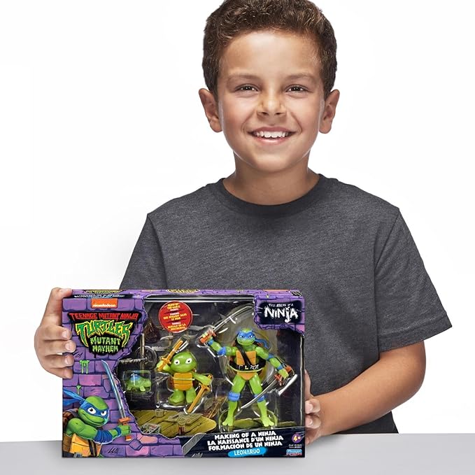 Teenage Mutant Ninja Turtles: Mutant Mayhem Making of a Ninja Leondardo by Playmates Toys