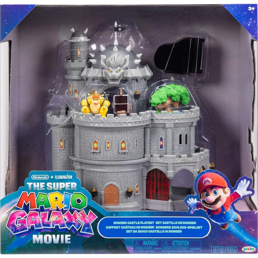 The Super Mario Galaxy Movie Deluxe Bowser Castle playset by JAKKS Pacific