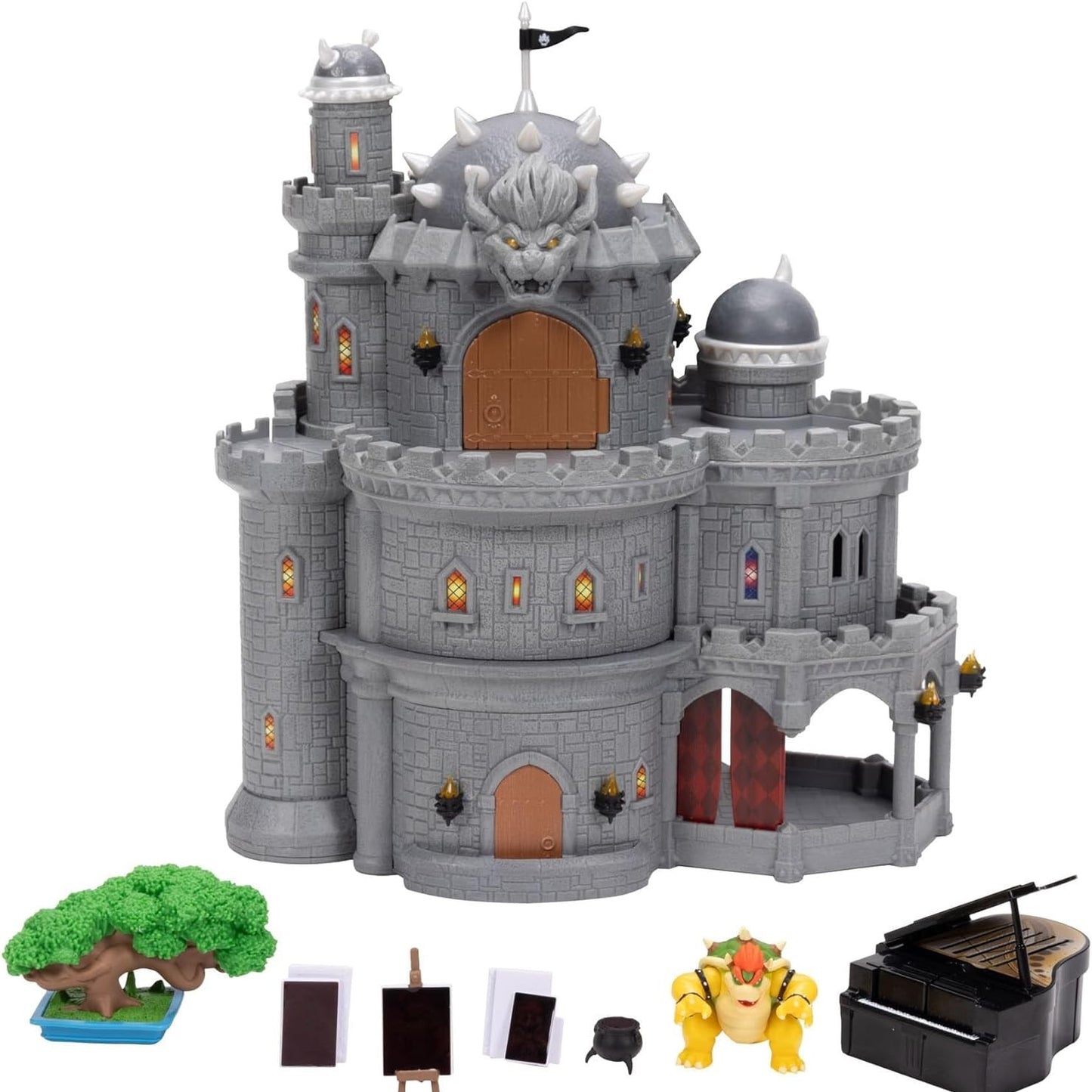 The Super Mario Galaxy Movie Deluxe Bowser Castle playset by JAKKS Pacific