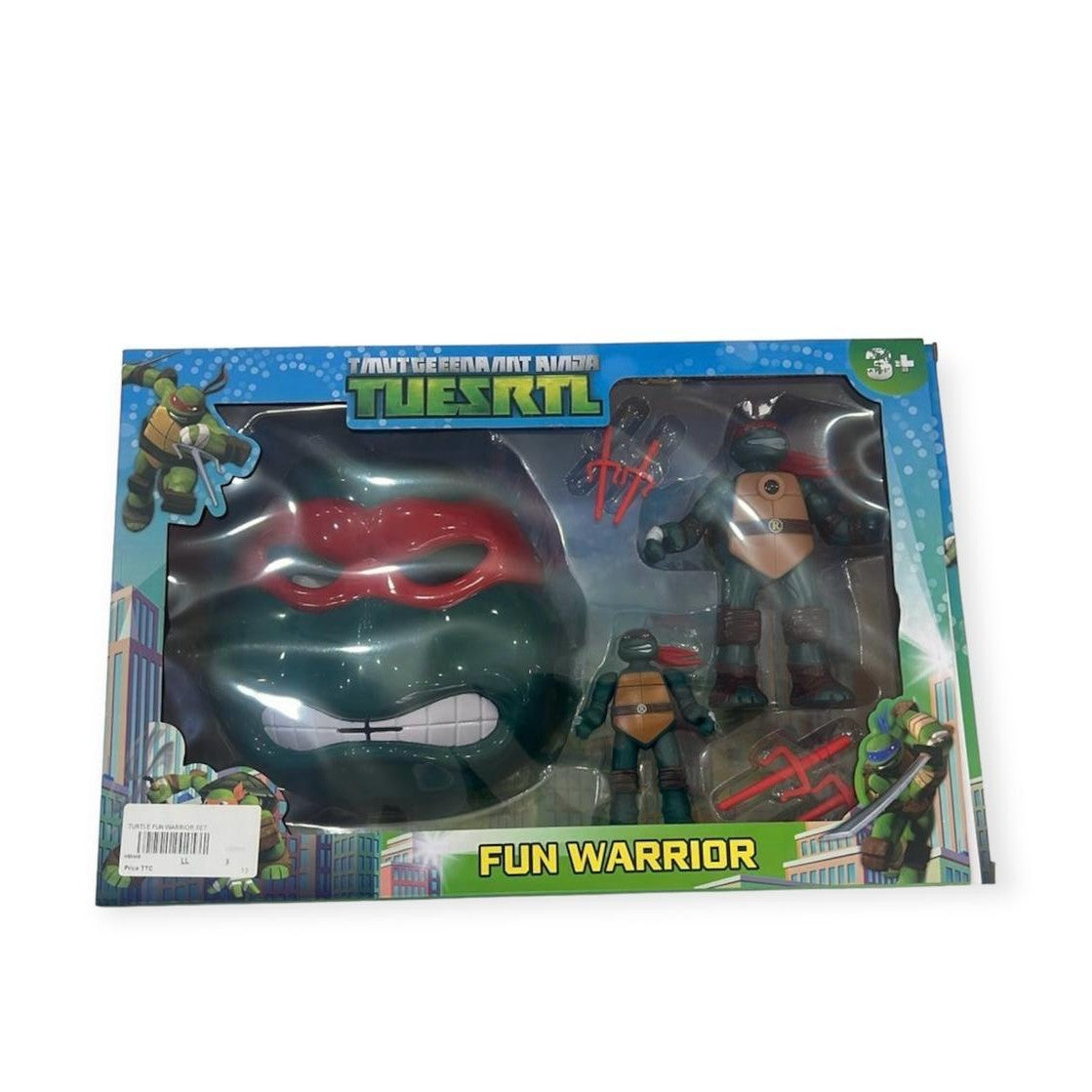 Turtle Ninja Mask with Figures by Playmates Toys