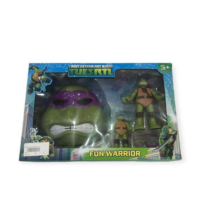 Turtle Ninja Mask with Figures