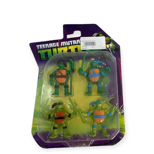 Turtle Ninja Pack of 4 by Playmates Toys