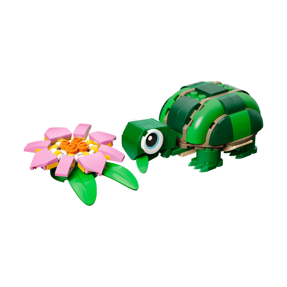 LEGO Turtle with a Water Lily Flower (31377) by LEGO