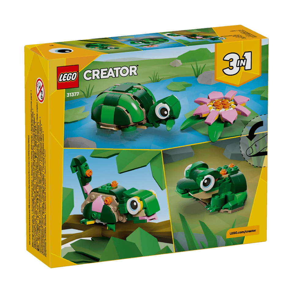 LEGO Turtle with a Water Lily Flower (31377) by LEGO