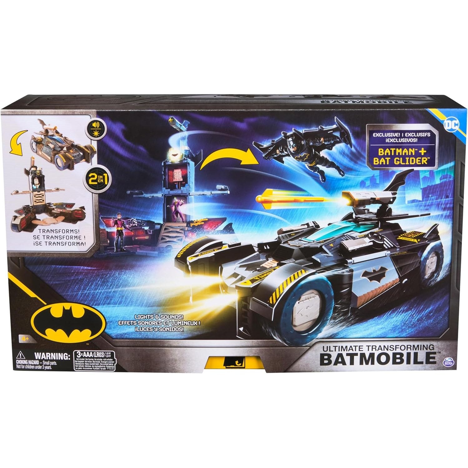 ULTIMATE TRANSFORMING BATMOBILE by Spin Master