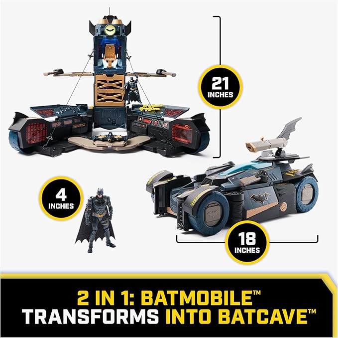 ULTIMATE TRANSFORMING BATMOBILE by Spin Master