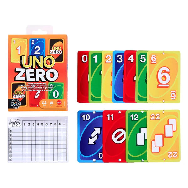 UNO ZERO by Mattel