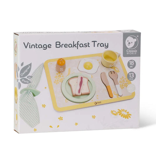 Vintage Breakfast Tray by Classic World