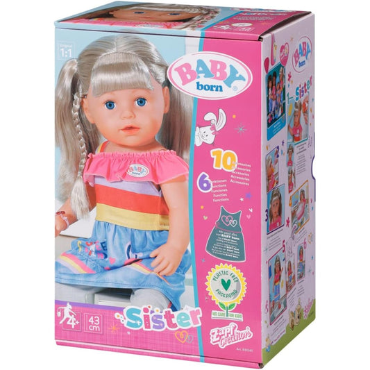ZAPF CREATION – BABY BORN – SISTER – 43CM by Zapf