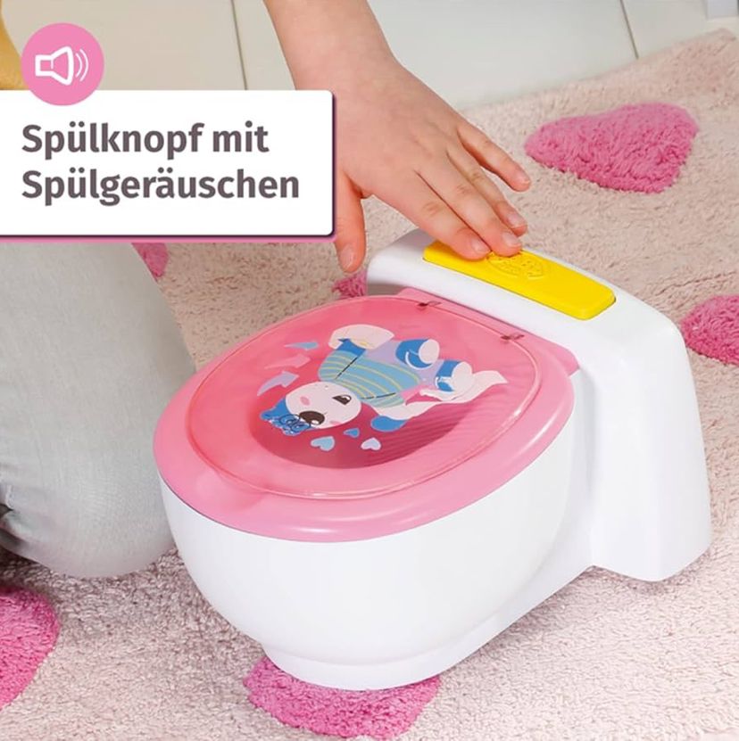 Zapf Creation Baby Born Bath Toilet by Zapf