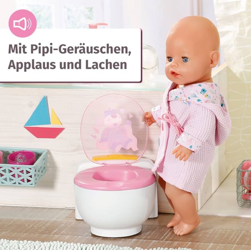 Zapf Creation Baby Born Bath Toilet by Zapf