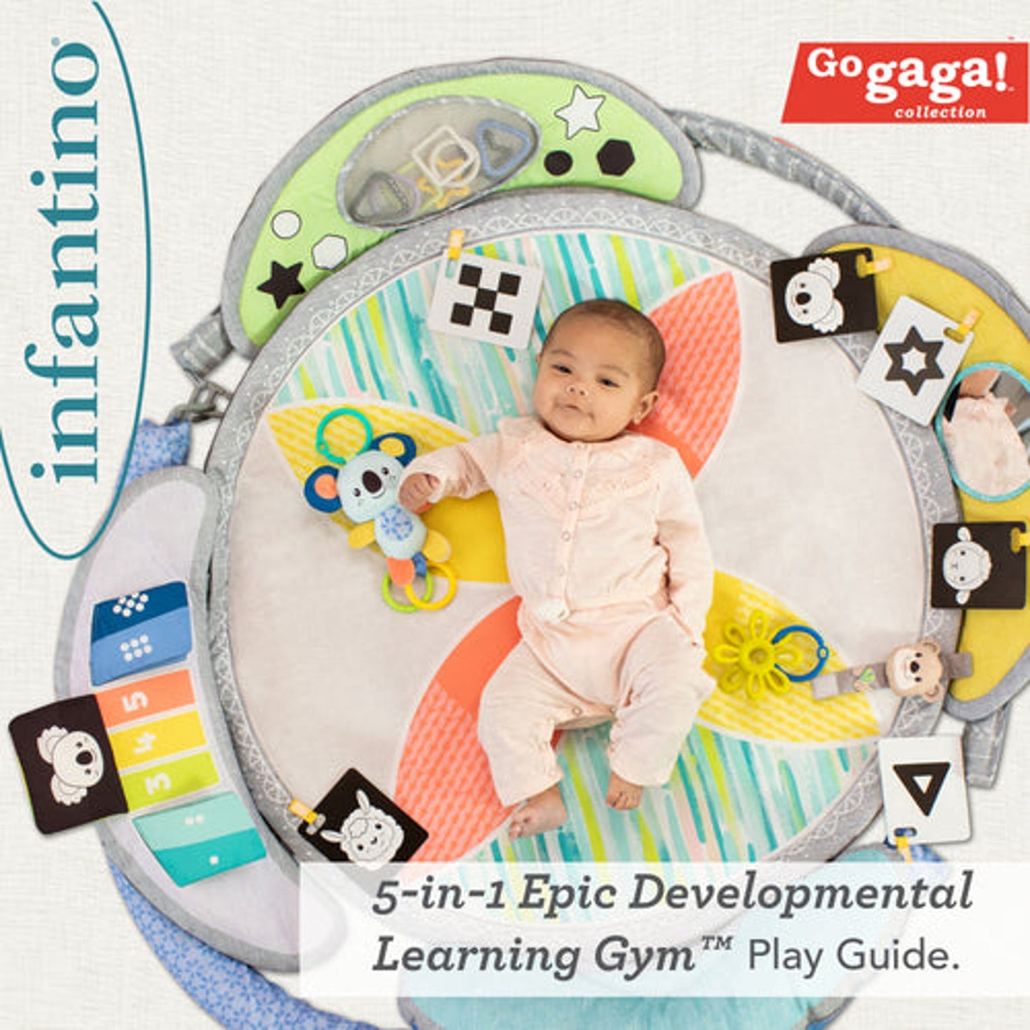 Infantino 5-in-1 Epic Developmental Learning Gym by Infantino