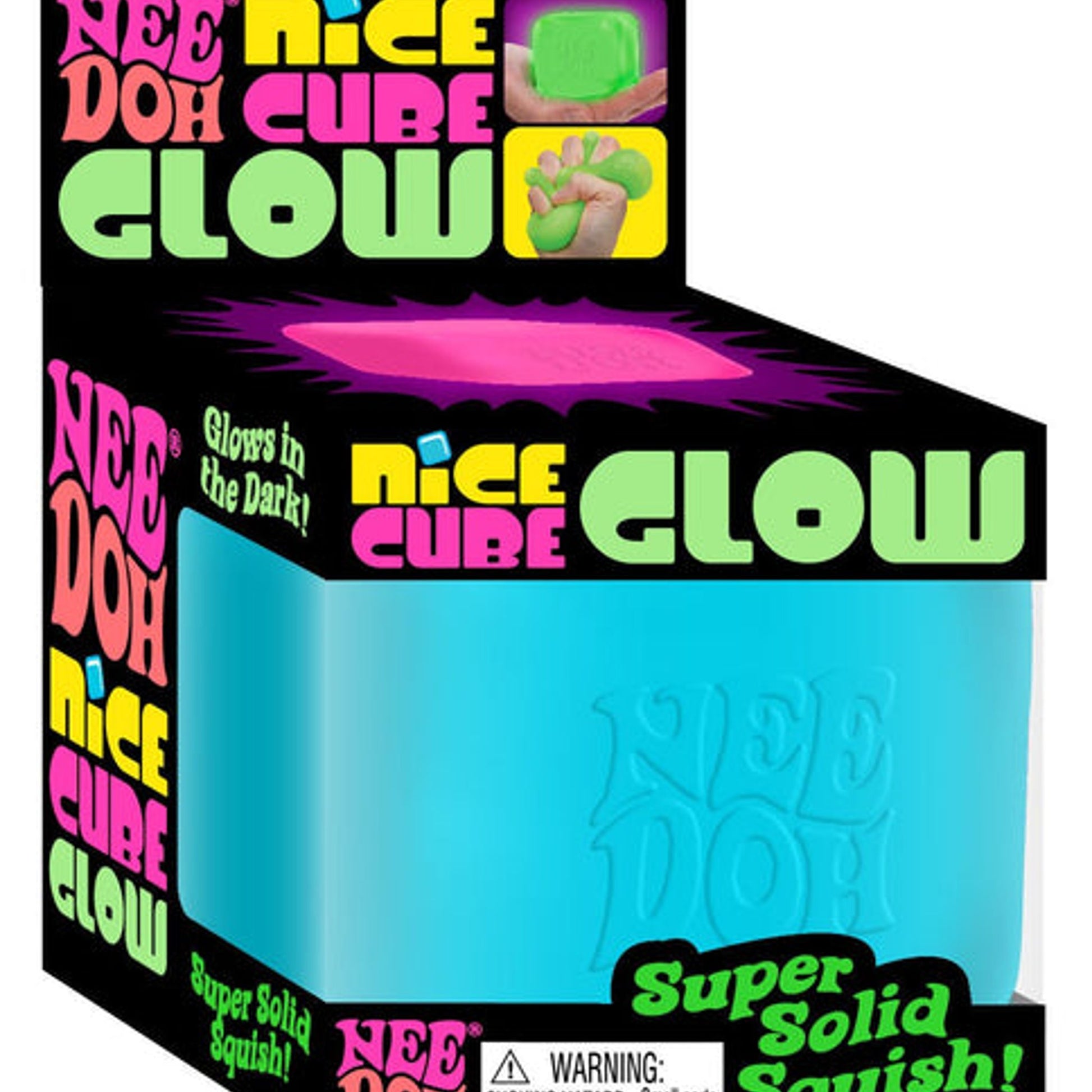 NeeDoh Glow Nice Cube by Schylling