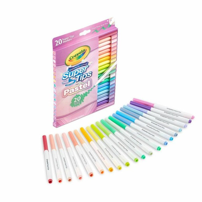 Crayola SuperTips Pastel Washable Markers