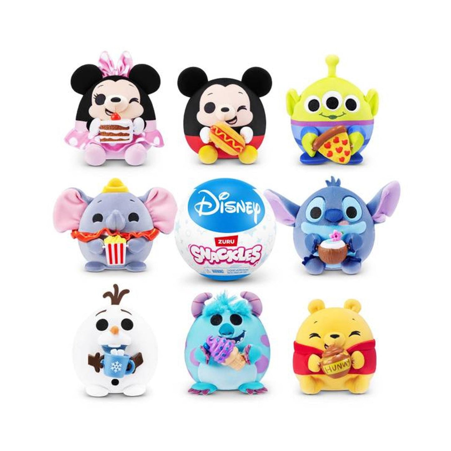 Zuru 5 Surprise Snackles Disney Plush Pack by 5 Surprise