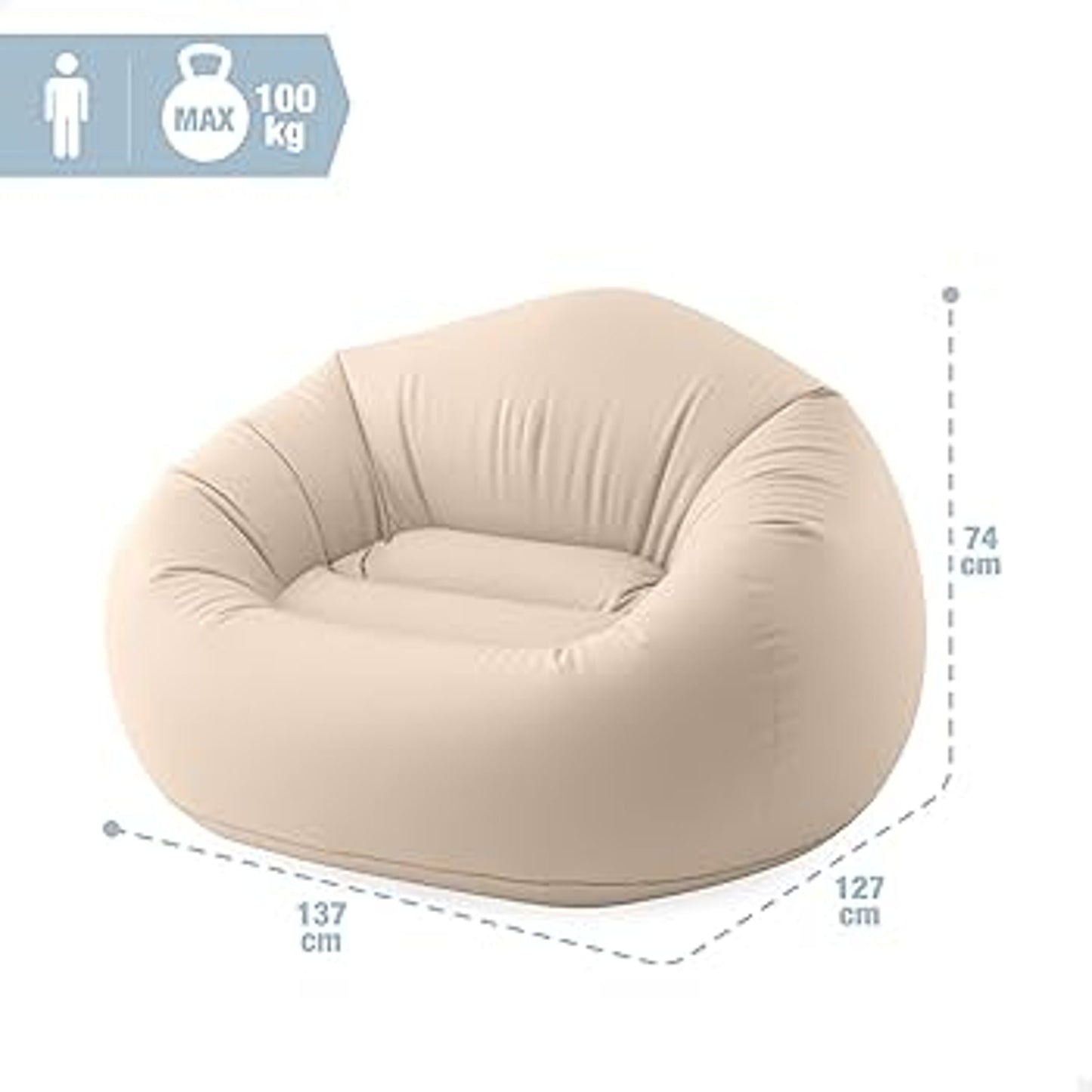 Intex Beanless Bag Chair by Intex