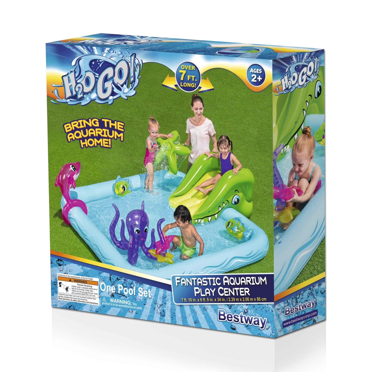 Bestway Inflatable Play Centre Swimming Pool with Slide by Bestway