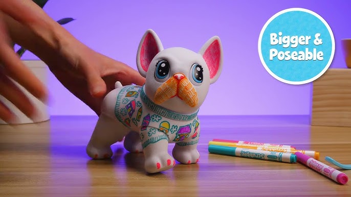 Crayola Washimals Posable Jumbo Pet with 5 Washable Markers by Crayola
