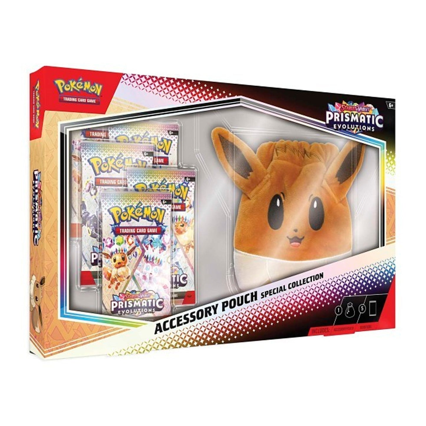 Pokémon TCG Prismatic Evolutions Accessory Pouch Special Collection by Pokémon