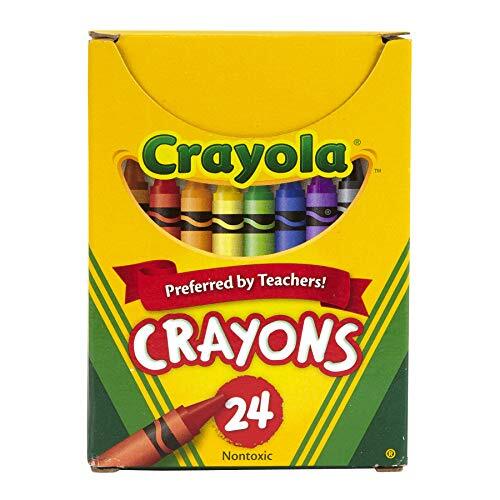 Crayola Standard Crayons, Box of 24 Assorted Colors by Crayola