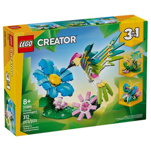 LEGO Creator 3 in 1 Wild Animals: Colorful Hummingbird (31384) by LEGO