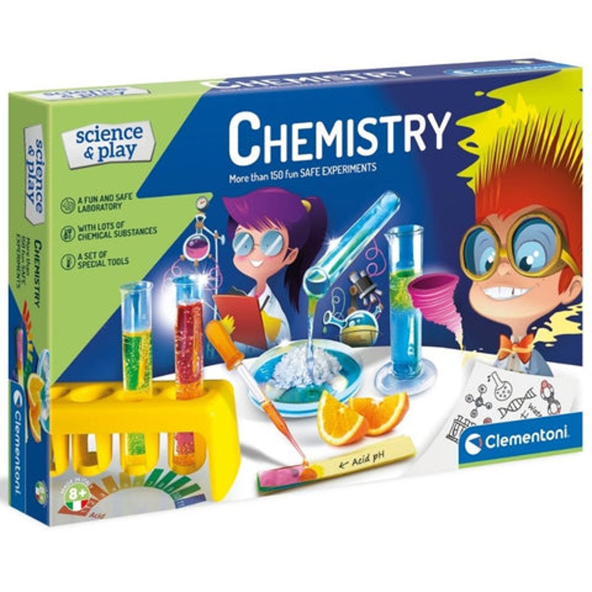 Clementoni Chemistry Lab 150 Experiments Pack by Clementoni