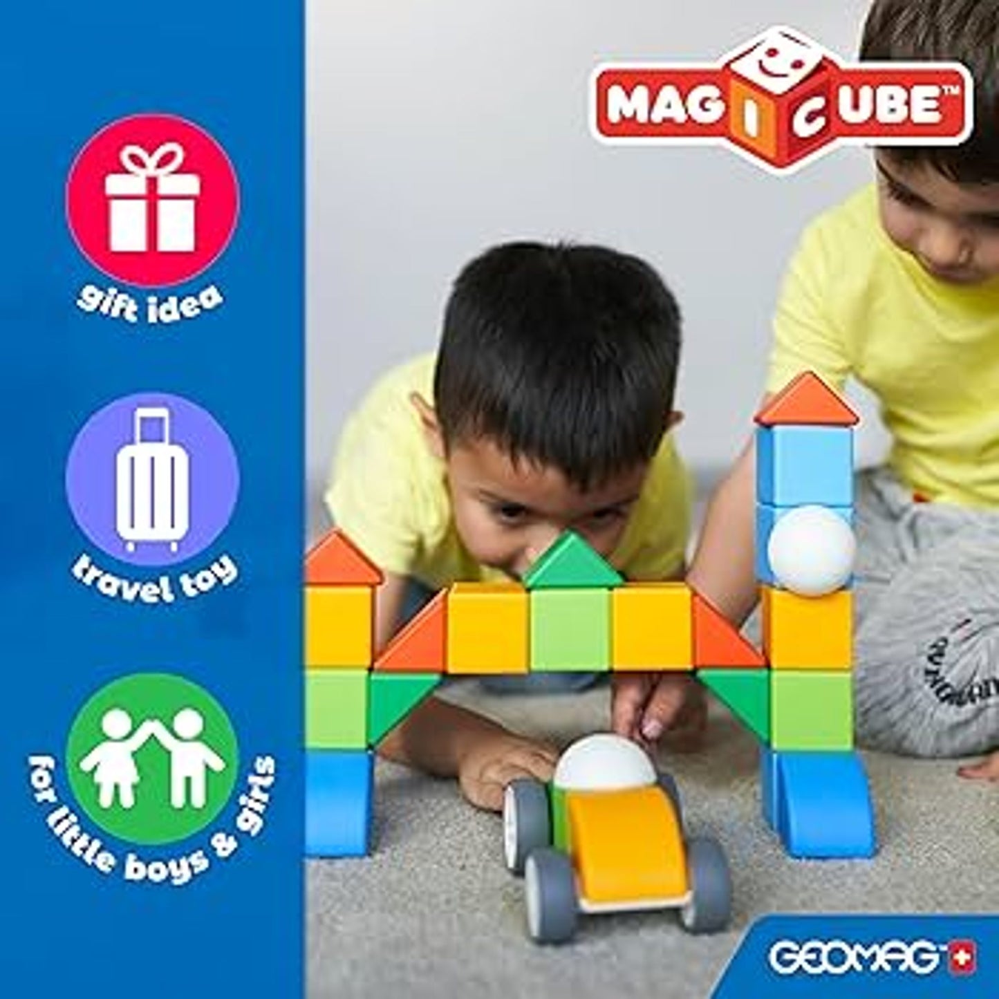 Geomag Magicube Fruit Building Set, Size 6 by Geomag