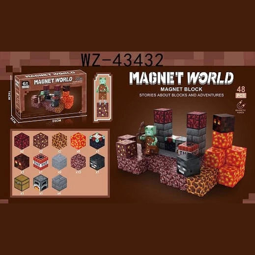 Minecraft Magnet World Block Set by OFFBRAND